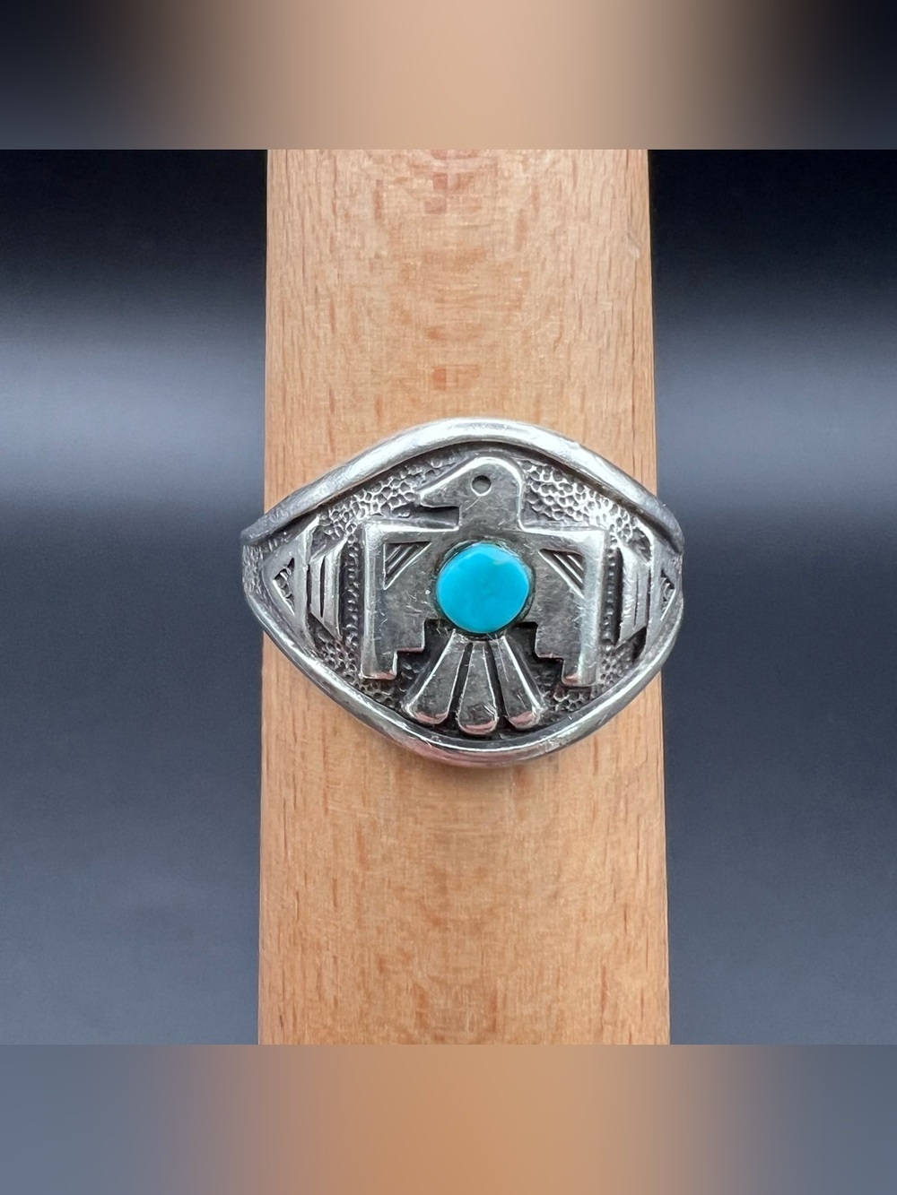 Sterling Silver Bell Trading Post Thunderbird Ring